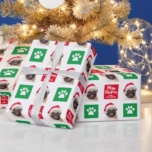  kerstpapier voor honden cadeaupapier (Feestdagen)