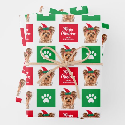  kerstpapier voor honden inpakpapier vel (In situ)