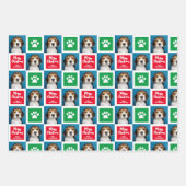 kerstpapier voor honden inpakpapier vel (Voorkant 2)