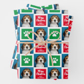  kerstpapier voor honden inpakpapier vel (In situ)