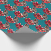 kerstpapier voor Katten Cadeaupapier (Hoek)