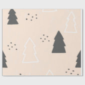  kerstpapier voor kerstboho moderne verdringing cadeaupapier (Vlak)