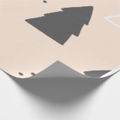  kerstpapier voor kerstboho moderne verdringing cadeaupapier (Hoek)