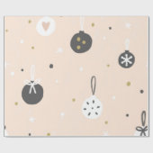  kerstpapier voor kerstboho moderne verdringing cadeaupapier (Vlak)