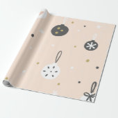  kerstpapier voor kerstboho moderne verdringing cadeaupapier (Uitgerold)