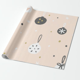  kerstpapier voor kerstboho moderne verdringing cadeaupapier