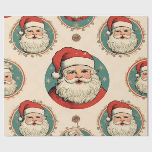  kerstpapier voor kerstcadeaus cadeaupapier (Vlak)