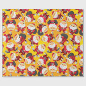 kerstpapier voor kerstcadeautjes cadeaupapier (Vlak)