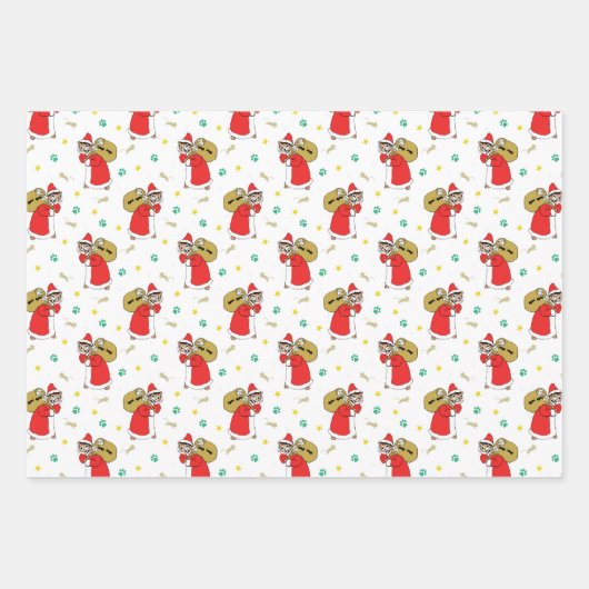 kerstpapier voor kerstcadeautjes inpakpapier vel (Voorkant 2)