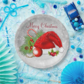 kerstpapier voor kerstcadeautjes, kerstpapier voor papieren bordje (Feest)