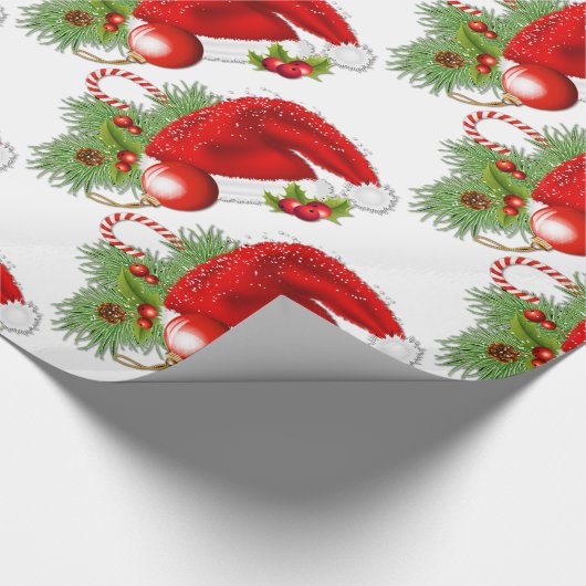 kerstpapier voor kerstcadeautjes met kerstcadeautj cadeaupapier (Hoek)