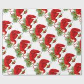 kerstpapier voor kerstcadeautjes met kerstcadeautj cadeaupapier (Vlak)