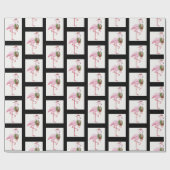 kerstpapier voor kerstgarnalen cadeaupapier (Vlak)