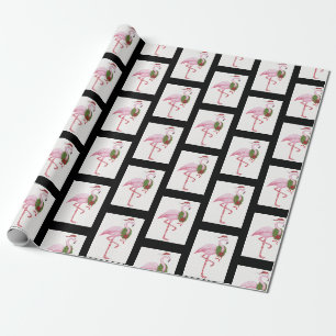 kerstpapier voor kerstgarnalen cadeaupapier