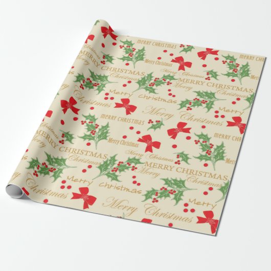 kerstpapier voor kerstinpakken cadeaupapier (Uitgerold)