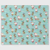 kerstpapier voor kerstkerstbeklimming (kerstmars) cadeaupapier (Vlak)