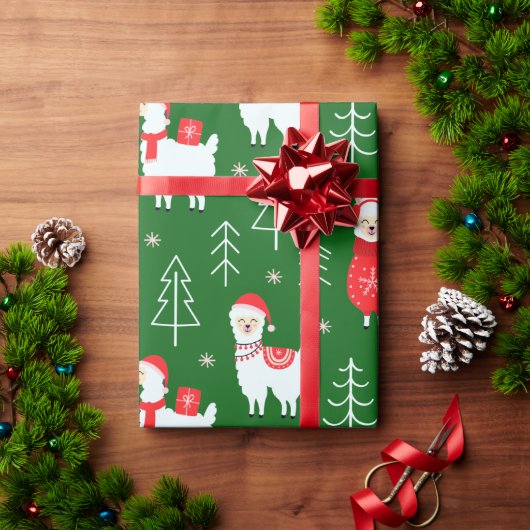 kerstpapier voor kerstlamsvlees cadeaupapier (Feestdagen Geschenken)