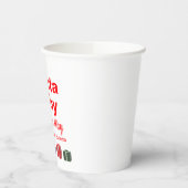 Kerstpapier voor kerstmis met kerstBaby shower, ke Papieren Bekers (Links)