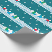kerstpapier voor kinderen cadeaupapier (Hoek)