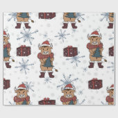 kerstpapier voor Koeien Cadeaupapier (Vlak)