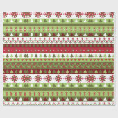 kerstpapier voor kruiskoppen cadeaupapier (Vlak)