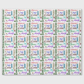 kerstpapier voor kunstschilders cadeaupapier (Vlak)