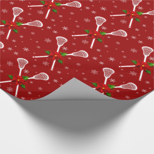 kerstpapier voor lacrosse kerstverpakkingen cadeaupapier (Hoek)