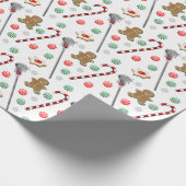 kerstpapier voor lacrosse kerstwijn cadeaupapier (Hoek)