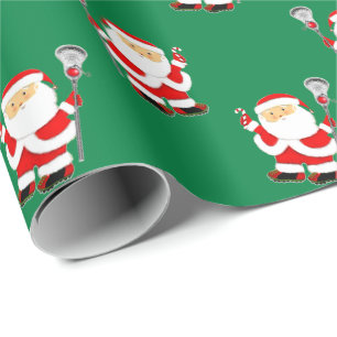 kerstpapier voor lacrosse kerstwijn cadeaupapier