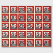 kerstpapier voor landbouwhuisdieren cadeaupapier (Vlak)