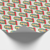  kerstpapier voor meisjes en puppy's cadeaupapier (Hoek)