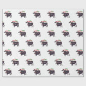 kerstpapier voor mouwen en kalveren cadeaupapier (Vlak)