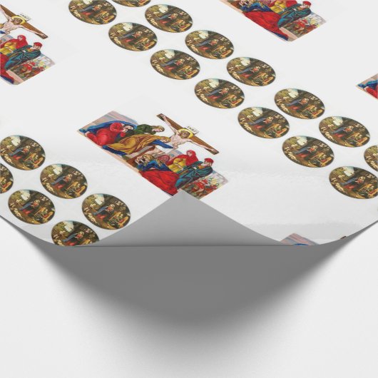 kerstpapier voor onmiddellijke verpakking cadeaupapier (Hoek)
