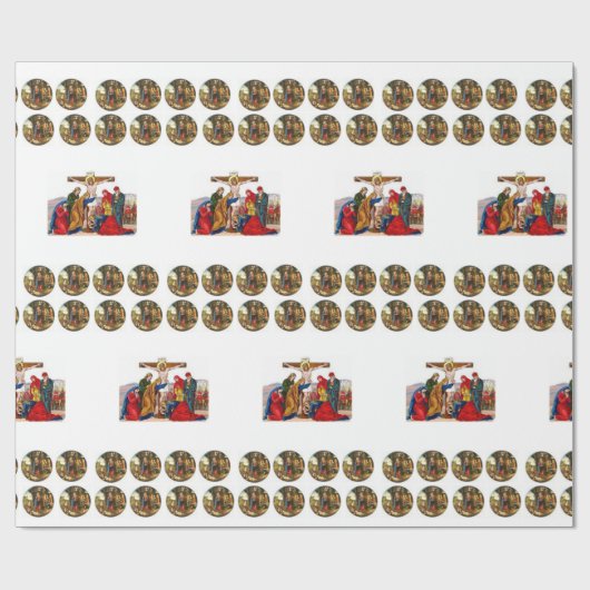 kerstpapier voor onmiddellijke verpakking cadeaupapier (Vlak)