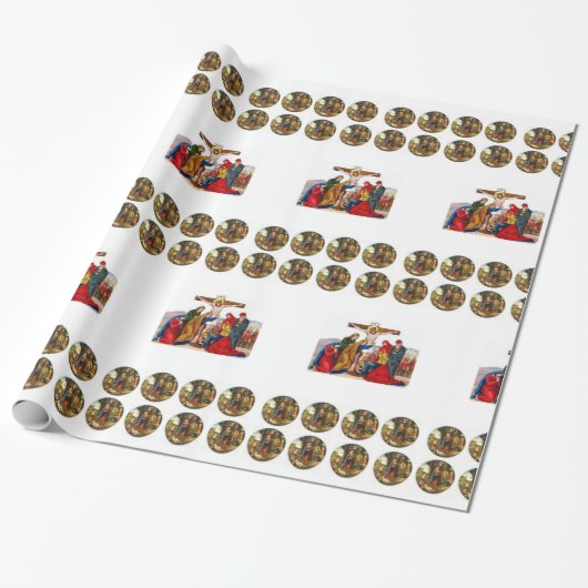 kerstpapier voor onmiddellijke verpakking cadeaupapier (Uitgerold)