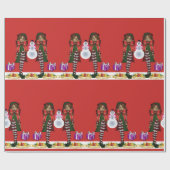 kerstpapier voor onmiddellijke verpakking cadeaupapier (Vlak)