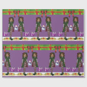 kerstpapier voor onmiddellijke verpakking cadeaupapier (Vlak)