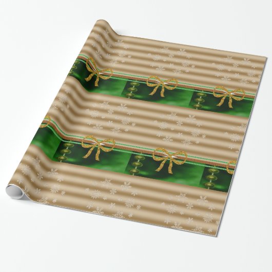 kerstpapier voor onmiddellijke verpakking cadeaupapier (Uitgerold)
