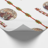 kerstpapier voor onmiddellijke verpakking cadeaupapier (Hoek)