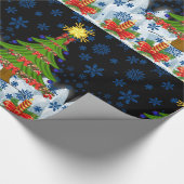 kerstpapier voor onmiddellijke verpakking cadeaupapier (Hoek)