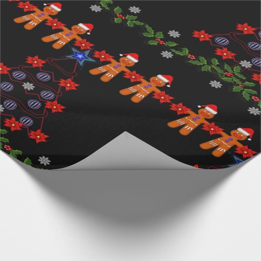 kerstpapier voor onmiddellijke verpakking cadeaupapier (Hoek)