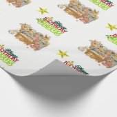 kerstpapier voor onmiddellijke verpakking cadeaupapier (Hoek)