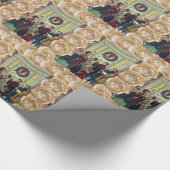 kerstpapier voor onmiddellijke verpakking cadeaupapier (Hoek)