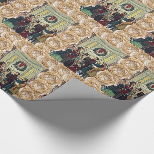 kerstpapier voor onmiddellijke verpakking cadeaupapier (Hoek)