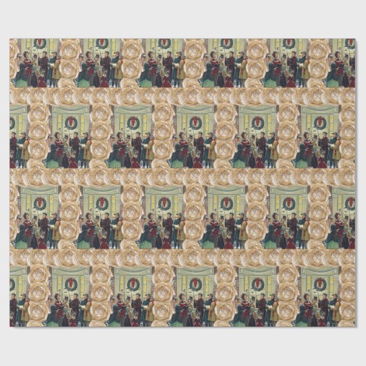 kerstpapier voor onmiddellijke verpakking cadeaupapier (Vlak)