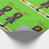 kerstpapier voor onmiddellijke verpakking cadeaupapier (Hoek)