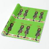 kerstpapier voor onmiddellijke verpakking cadeaupapier (Uitgerold)