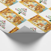 kerstpapier voor onmiddellijke verpakking cadeaupapier (Hoek)