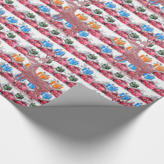 kerstpapier voor onmiddellijke verpakking cadeaupapier (Hoek)