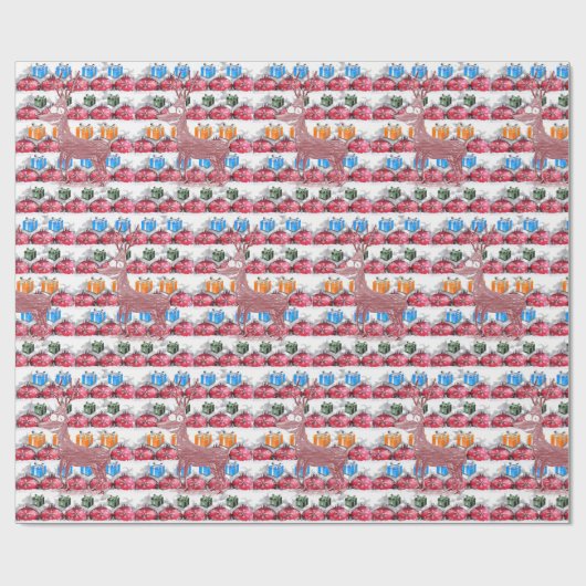 kerstpapier voor onmiddellijke verpakking cadeaupapier (Vlak)